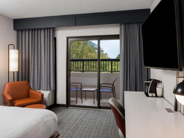 Courtyard by Marriott Charlotte Ballantyne : photo 2 de la chambre chambre lit king-size avec balcon