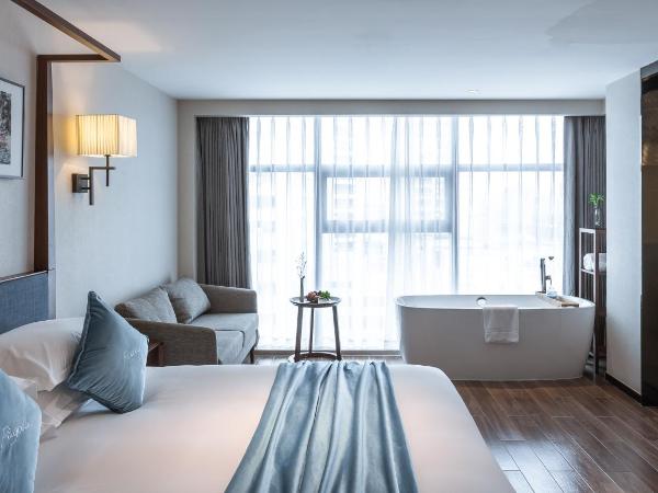 Hangzhou West Lake Wulin Pagoda Junting Design Hotel : photo 2 de la chambre chambre double concept