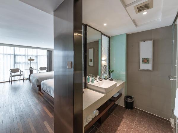Hangzhou West Lake Wulin Pagoda Junting Design Hotel : photo 3 de la chambre chambre lits jumeaux deluxe