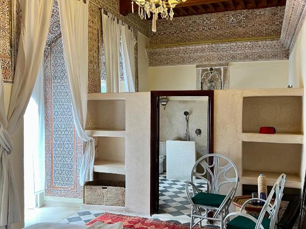 Riad Tizwa Marrakech : photo 10 de la chambre grande chambre double
