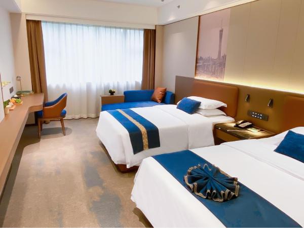 Guangdong Yingbin Hotel-Free Canton Fair Shuttle Bus : photo 2 de la chambre chambre lits jumeaux supérieure