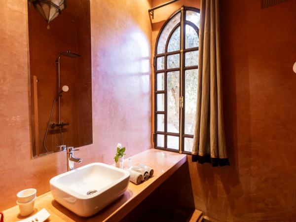 Villa Serena Marrakech - Maison d'hôtes : photo 6 de la chambre chambre double - vue sur jardin