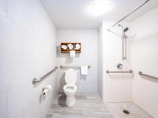 Best Western Plus Houston Energy Corridor : photo 5 de la chambre chambre lit king-size avec douche accessible en fauteuil roulant - adaptée aux personnes à mobilité réduite