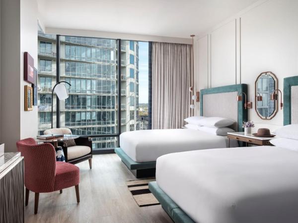 Hyatt Centric Downtown Nashville : photo 4 de la chambre chambre avec 2 grands lits queen-size