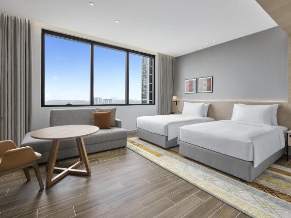 Hyatt Place Johor Bahru Paradigm Mall : photo 4 de la chambre chambre lits jumeaux - vue sur ville