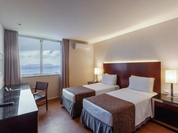 Orla Copacabana Hotel : photo 1 de la chambre chambre lits jumeaux deluxe - vue sur mer