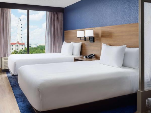 Hyatt Place Orlando / I-Drive / Convention Center : photo 1 de la chambre chambre double avec 2 lits doubles et canapé-lit - Étage supérieur