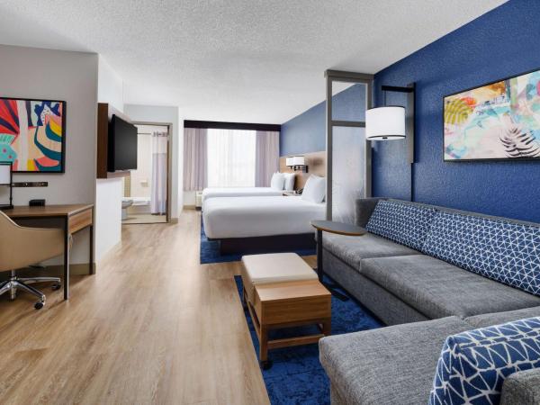 Hyatt Place Orlando / I-Drive / Convention Center : photo 7 de la chambre chambre avec 2 lits doubles et canapé-lit