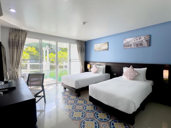 Grand Supicha City Hotel - SHA Plus : photo 3 de la chambre chambre lits jumeaux avec accès à la piscine