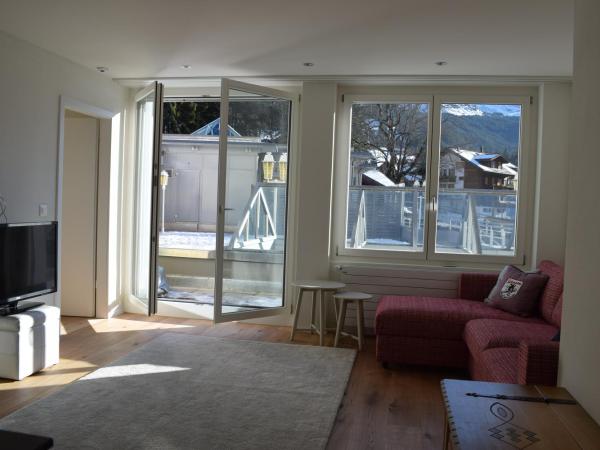 Hotel Silberhorn - Residences & Spa Wengen : photo 2 de la chambre appartement - vue sur la jungfrau