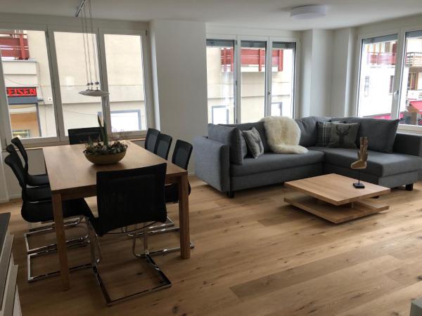 Hotel Silberhorn - Residences & Spa Wengen : photo 7 de la chambre appartement - vue sur le breithorn