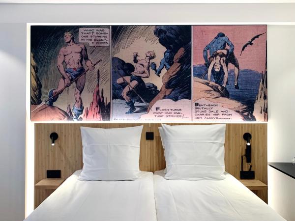 Comic Art Hotel : photo 4 de la chambre chambre lits jumeaux standard
