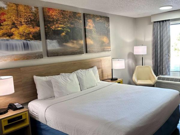 Days Inn by Wyndham Columbia NE Fort Jackson : photo 1 de la chambre chambre lit king-size pour personnes à mobilité réduite - non-fumeurs