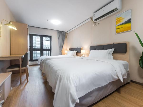 WESU Weisu Service Apartment - Shenzhen University Nanshan Science and Technolog Park : photo 6 de la chambre superior apartment (twin bed)