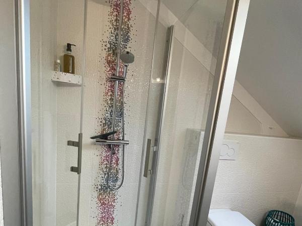 Le jardin des Vérottes : photo 7 de la chambre chambre double avec salle de bains privative