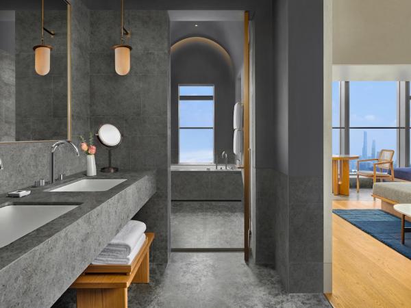 Artyzen NEW BUND 31 Shanghai Qiantan : photo 2 de la chambre studio lit queen-size de luxe