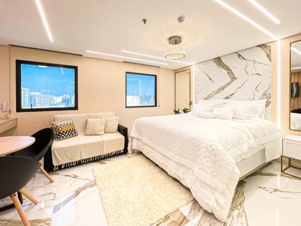 FLAT IX- Bourbon Convention Ibirapuera : photo 3 de la chambre chambre lit king-size