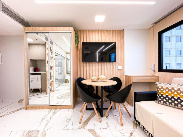 FLAT IX- Bourbon Convention Ibirapuera : photo 5 de la chambre chambre lit king-size