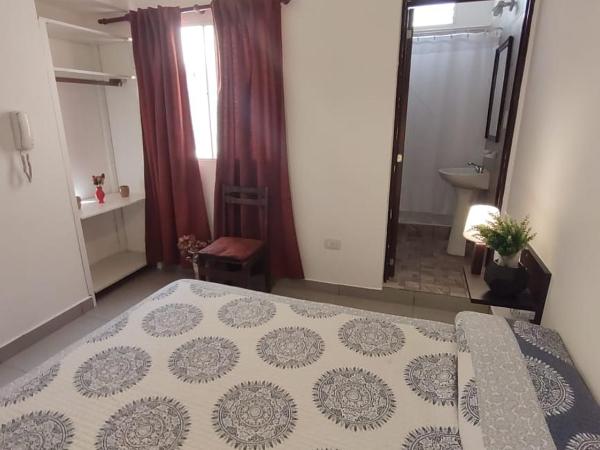 Espacio Verde : photo 2 de la chambre chambre double avec salle de bains privative