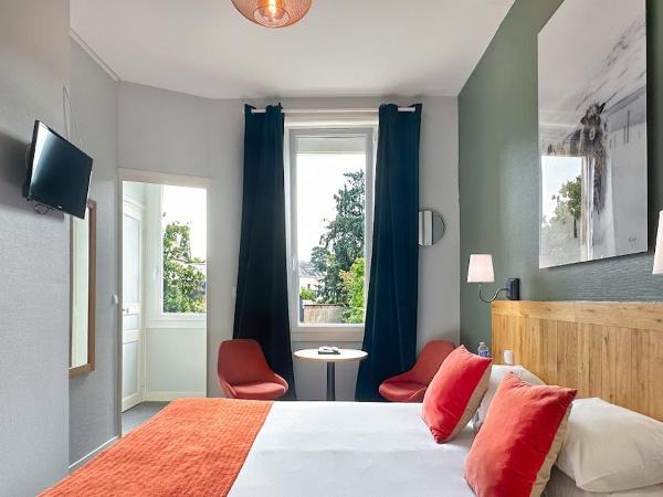 Hôtel Coeur De Loire : photo 4 de la chambre chambre double ou lits jumeaux supérieure - vue sur jardin