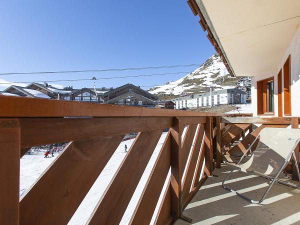 Résidence & Spa Les Temples du Soleil - Val Thorens : photo 3 de la chambre appartement nazca i3 avec balcon - vue sur montagnes 