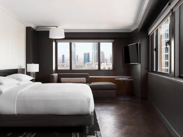 New York Marriott Downtown : photo 1 de la chambre suite junior lit king-size d'angle avec canapé-lit