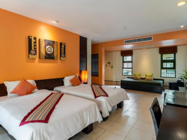 Baan Khaolak Beach Resort : photo 6 de la chambre chambre familiale double ou lits jumeaux