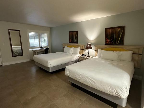 Tahitian Inn Boutique Hotel Tampa : photo 9 de la chambre chambre avec 2 grands lits queen-size