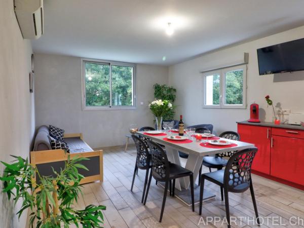 Appart hotel Cholet Carteron : photo 5 de la chambre appartement 3 chambres