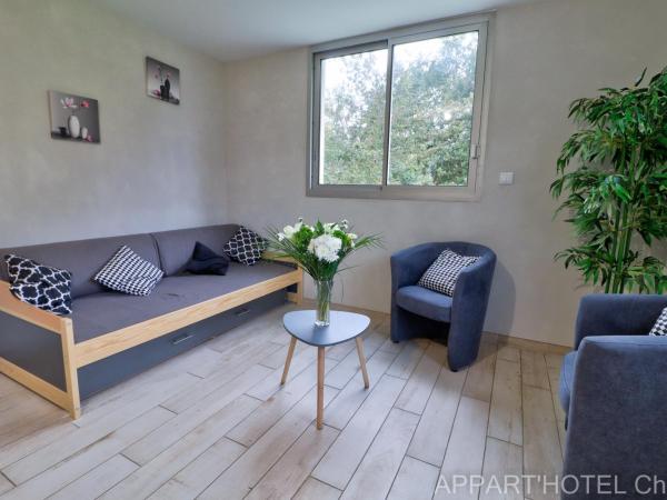 Appart hotel Cholet Carteron : photo 6 de la chambre appartement 3 chambres