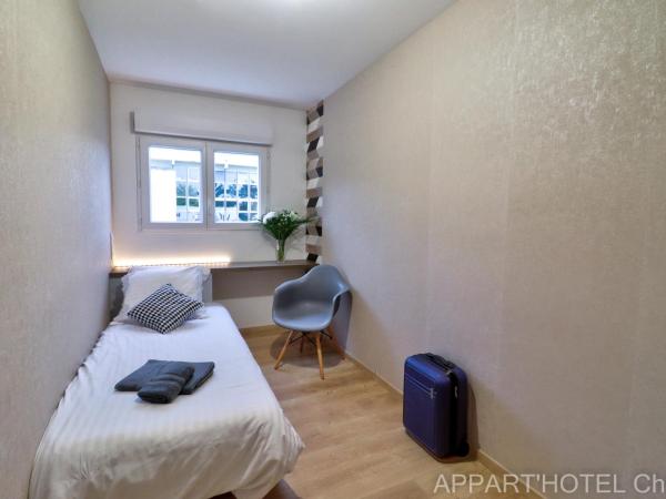 Appart hotel Cholet Carteron : photo 9 de la chambre appartement 3 chambres