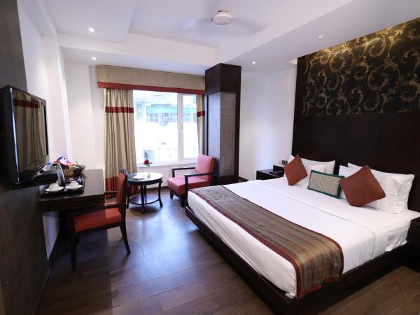 Hotel Godwin Deluxe -Near New Delhi Railway Station - Paharganj : photo 1 de la chambre chambre deluxe