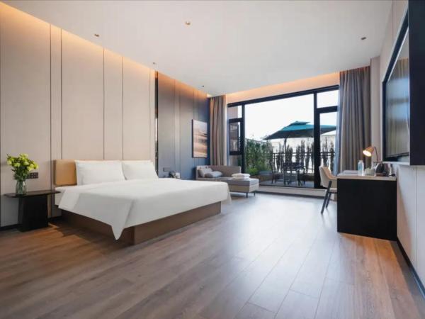 Atour Hotel Chengdu Jinniu Southwest Jiaotong University : photo 2 de la chambre jimu double room with courtyard