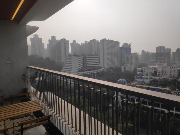 Premium Apartment in Hiranandani Powai by Maxxvalue - Chitranjan : photo 6 de la chambre suite lit king-size