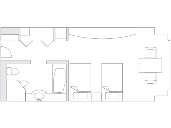 Grand Prince Hotel Osaka Bay : photo 5 de la chambre chambre lits jumeaux de luxe - non-fumeurs