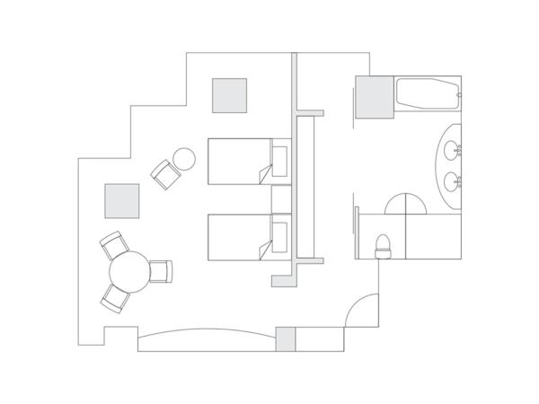 Grand Prince Hotel Osaka Bay : photo 5 de la chambre premier twin room - club lounge access - non-smoking	