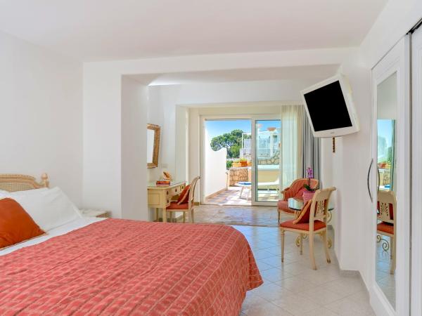 Hotel La Floridiana : photo 2 de la chambre chambre double deluxe avec terrasse et bain à remous extérieur - vue partielle sur mer