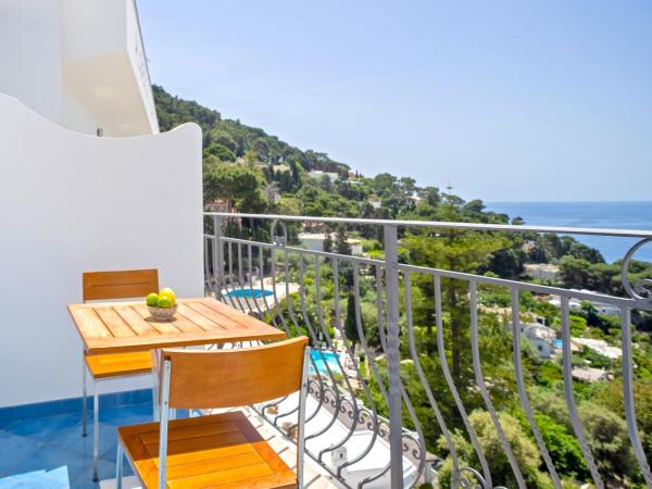 Hotel La Floridiana : photo 2 de la chambre chambre deluxe dernier Étage avec balcon et vue sur mer
