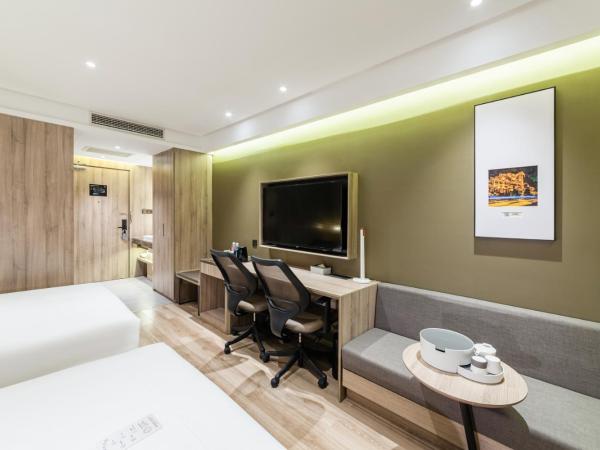 Atour Hotel Chongqing Liziba Lianglukou Subway Station : photo 6 de la chambre jimu twin room with city view