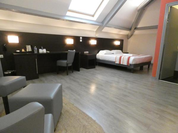 Logis Hotel Restaurant Black and Green Limoges Sud : photo 6 de la chambre chambre double deluxe