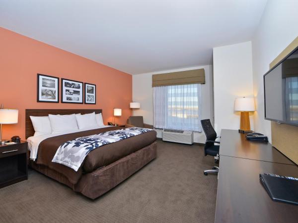 Sleep Inn & Suites Austin - Tech Center : photo 9 de la chambre suite lit king-size avec canapé-lit - non-fumeurs