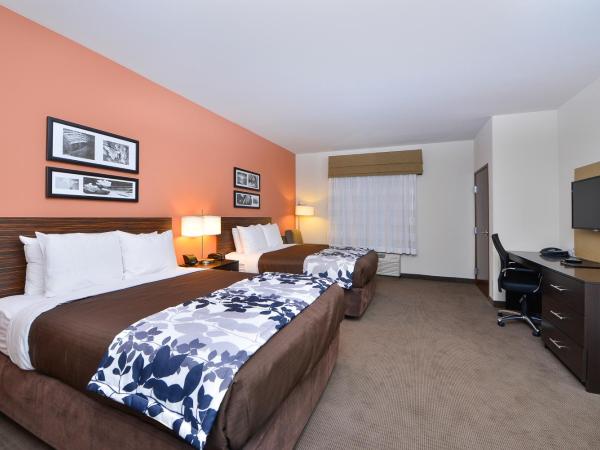 Sleep Inn & Suites Austin - Tech Center : photo 8 de la chambre chambre avec 2 grands lits queen-size 
