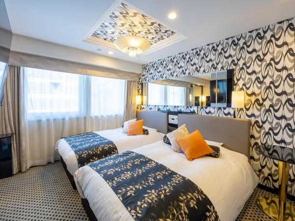 APA Hotel Osaka Umeda : photo 3 de la chambre chambre lits jumeaux de luxe - non-fumeurs