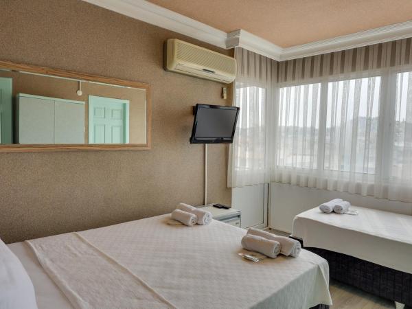 Hikmethan Otel : photo 6 de la chambre chambre triple avec balcon