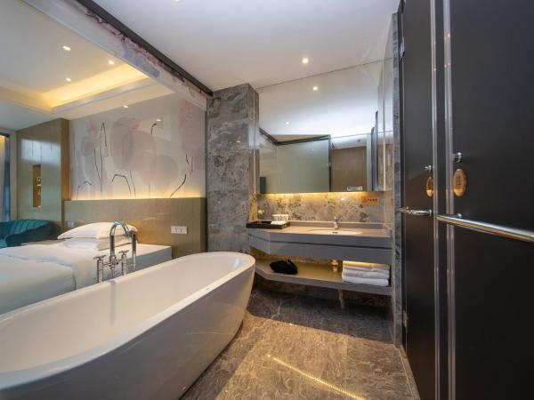 Guangzhou Yunzhu Hotel : photo 5 de la chambre chambre double deluxe avec baignoire