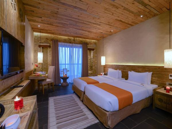 Sarangkot Mountain Lodge : photo 4 de la chambre chambre deluxe double ou lits jumeaux