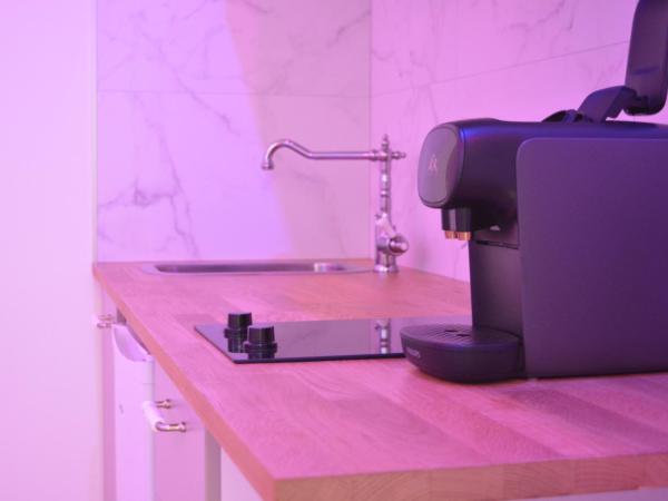 Eaux Spa : photo 8 de la chambre chambre lit queen-size avec baignoire spa