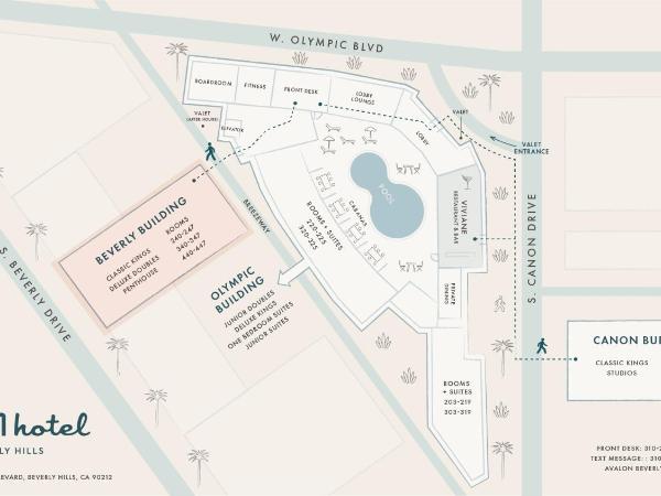 Avalon Hotel Beverly Hills, a Member of Design Hotels : photo 6 de la chambre penthouse