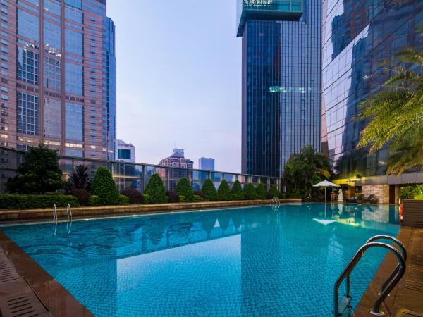 DoubleTree by Hilton Guangzhou-Free Shuttle Bus to Canton Fair Complex & Overseas Buyer Registration Services during Canton Fair Period : photo 5 de la chambre chambre lits jumeaux