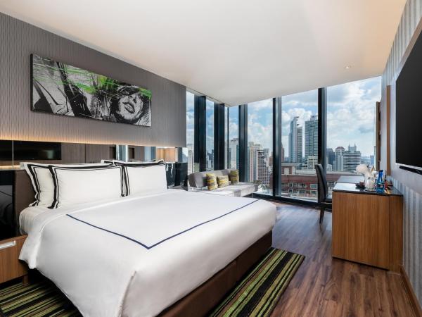 The Continent Hotel Sukhumvit - Asok BTS Bangkok by Compass Hospitality : photo 4 de la chambre chambre exécutive - vue sur la ville
